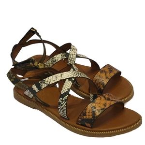 Franco Sarto Women's Sandels, Size 8.5M, Style H3354S2900, Multi Animal Print